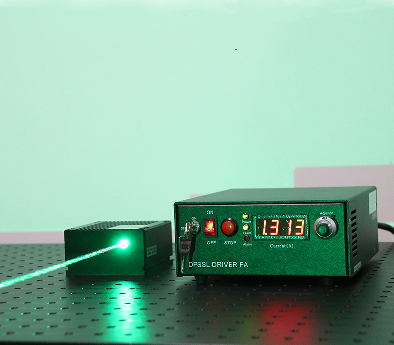 525nm 2000mW High Power green laser system - Click Image to Close